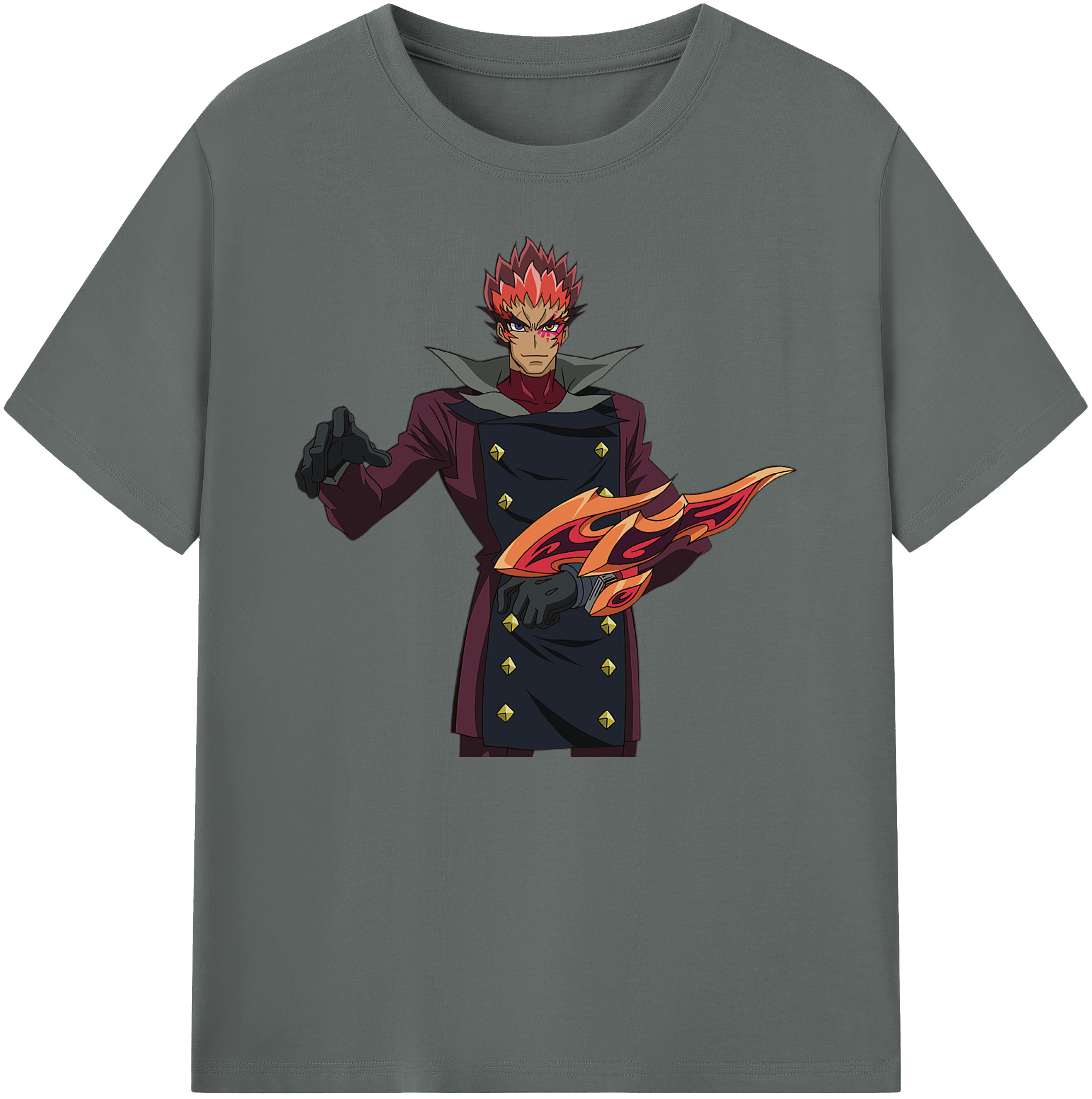 （画像用） 遊☆戯☆王 Yu-Gi-Oh! 綿100％ メンズ半袖Tシャツ｜肌触りやわらか＆通気性